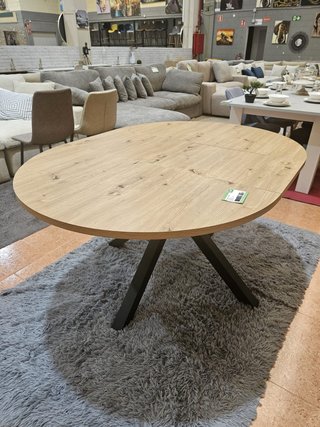 Mesa extensible madera y metal
