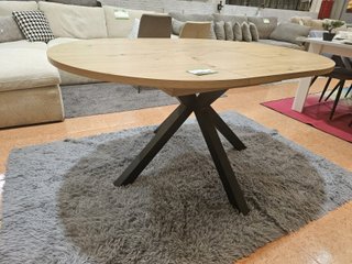 Mesa extensible madera y metal