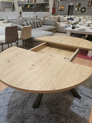 Mesa extensible madera y metal