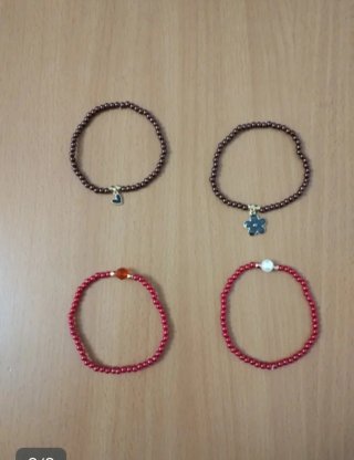 Lote 4 Pulseras Elásticas de 19,5 cm
