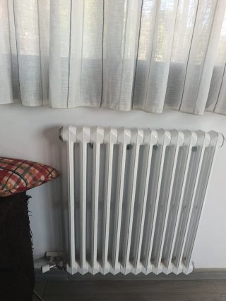 Radiadores de hierro fundido blancos