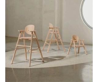 Trona Evolutiva Growing Green Madera - Nobodinoz