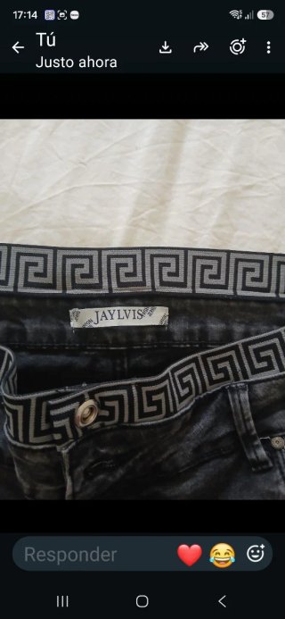 Pantalón vaquero capri gris hombre