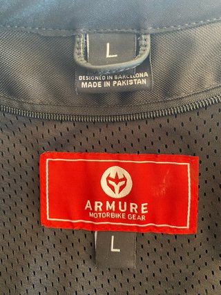 Chaqueta de cuero Armure Hamo Talla L
