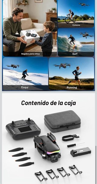 Drone F417PRO con Cámara 1080P Nuevo y Precintado