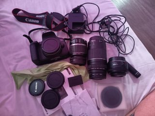 Cámara Canon EOS 750D + Lentes y Accesorios