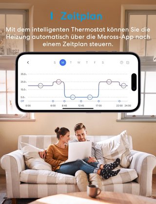 Meross Termostato WiFi Caldera HomeKit Alexa