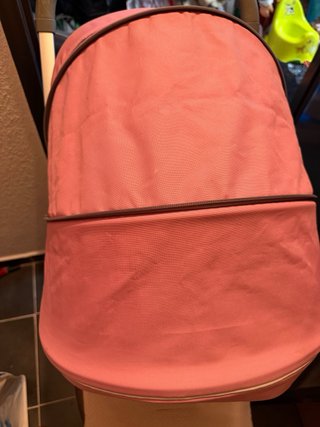 Silla de paseo rosa con funda