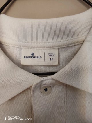 Camisa Polo Blanca Hombre