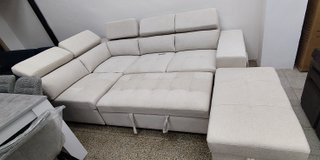 Sofá cama rinconera Teen 264cm + puf con arcón!!
