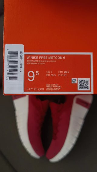 Nike Free Metcon 6 Rojo/Blanco