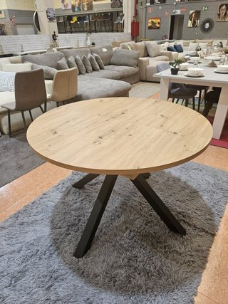 Mesa extensible madera y metal