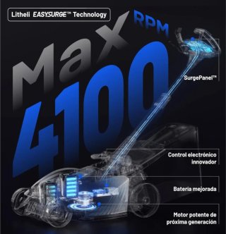 Cortacésped Inalámbrico Litheli 2x20V