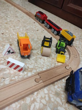 Tren de madera para niños