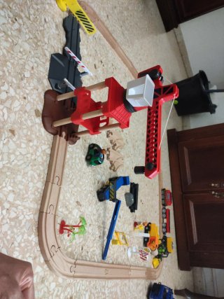 Tren de madera para niños