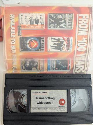 VHS Trainspotting Widescreen Inglés