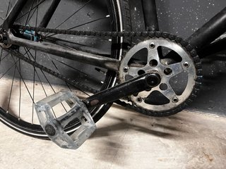 Bicicleta Fixed Leaff Cycles Acero