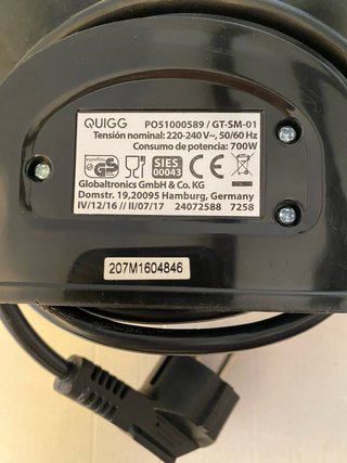 Sandwichera QUIGG GT-SM01 700W