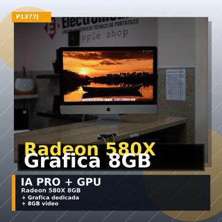 iMac 27 2019 i5 3.7 8GB RAM Radeon Pro 580X 8GB IA Pro grafica 8GB