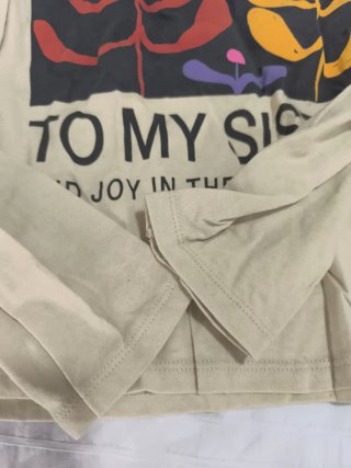 Camiseta Zara To My Sister Flores