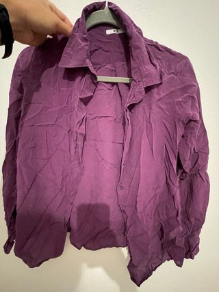 Camicia Uniqlo Viola Taglia Unica