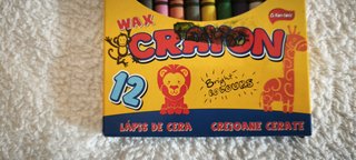 Caixa de Lápis de Cera Colorarte - 12 Cores - Nova