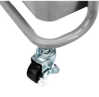 Carrito 3 estantes gris metal