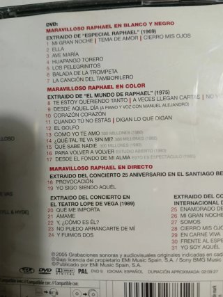 Maravilloso Raphael CD + DVD
