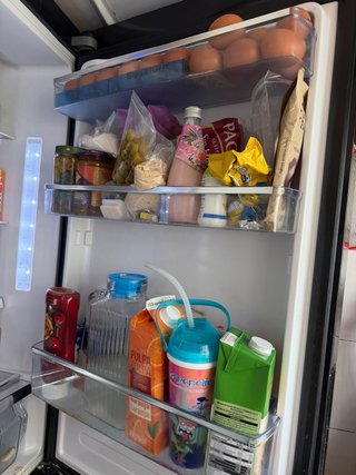 Refrigeradora  Combi Nevera negra 1,86m alto