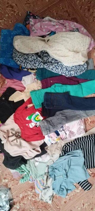 Lote Ropa Niña Variada Pantalones, camisetas