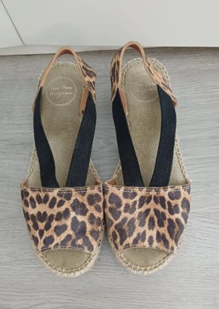 Alpargatas Toni Pons Esparto Animal Print
