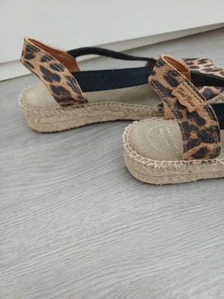 Alpargatas Toni Pons Esparto Animal Print
