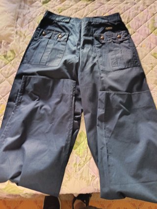 Pantaloni larghi blu