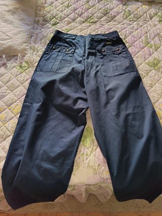Pantaloni larghi blu