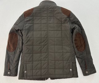 Chaqueta acolchada Forecast verde/marrón