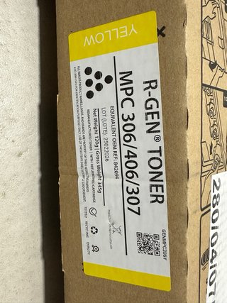 Tóner R-GEN MPC 306/406/307