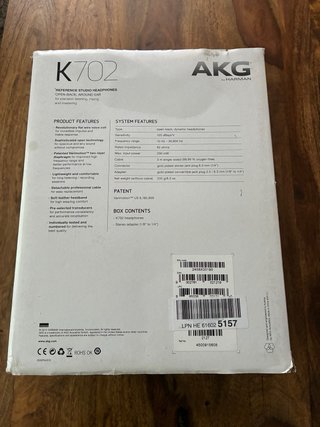 Cascos AKG K702 Estudio