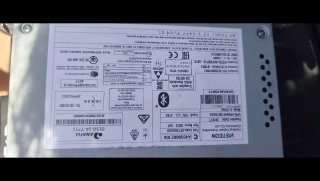 Radio Smart fortwo electrico Negra