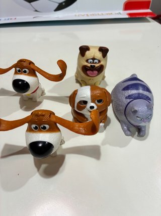 Muñecos McDonalds Película Mascotas