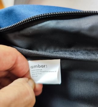 Mochila Escolar Âmbar Azul Marinho