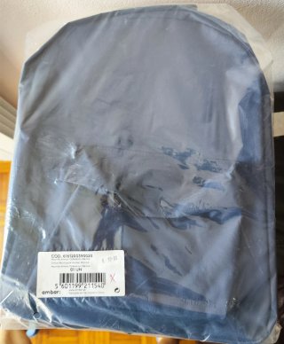 Mochila Escolar Âmbar Azul Marinho