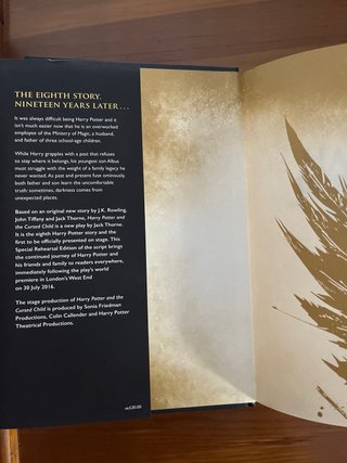 Harry Potter and the Cursed Child Parts one and...
