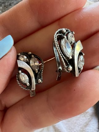 Pendientes Antiguos Plata 925