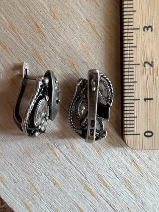 Pendientes Antiguos Plata 925