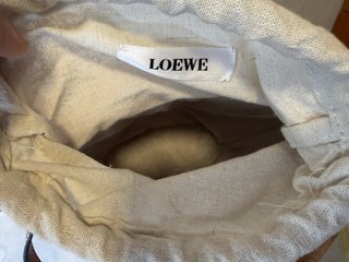 Bolso Loewe Rafia tipo bombonera