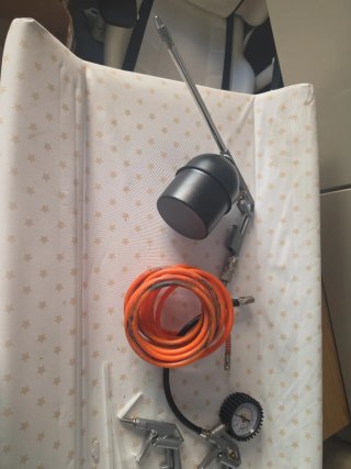 Accesorios para compresor de aire como esta ñ.