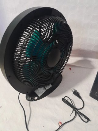 Ventilador Cecotec Negro y Turquesa