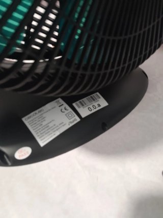 Ventilador Cecotec Negro y Turquesa