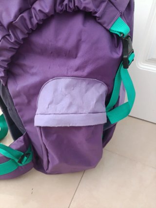 Mochila Gacela Morada y Verde