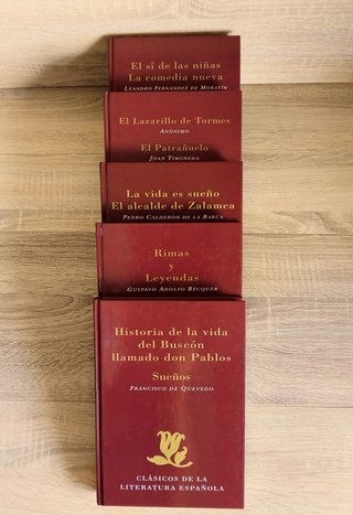 Clásicos lit. Española, Bécquer, Quevedo, Calderón